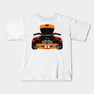 HURACAN ORANGE Kids T-Shirt